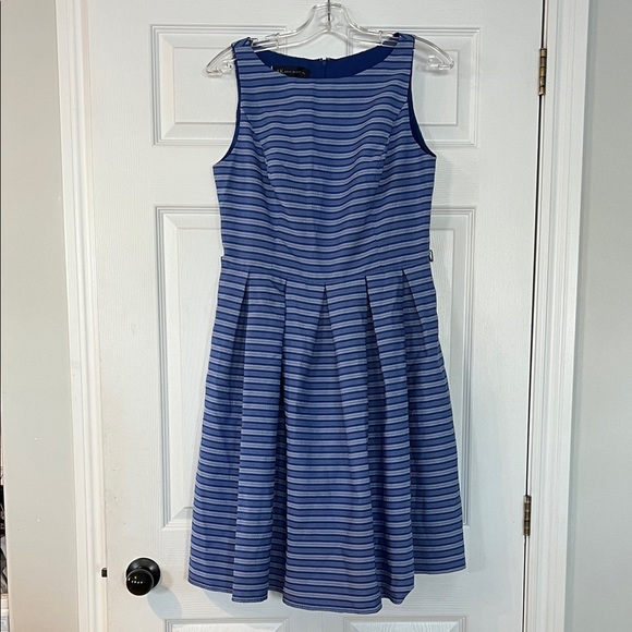 Anne Klein Dresses & Skirts - Anne Klein Navy and Light Blue Midi Dress